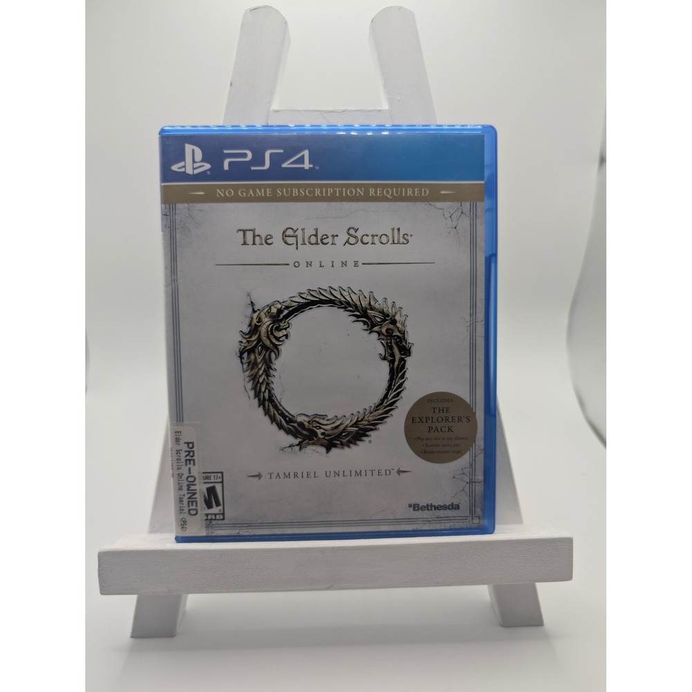 The Elder Scrolls Online: Tamriel Unlimited PS4 Bethesda RPG 2015